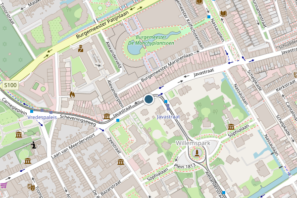 Politie-melding op Javastraat, Den Haag op 1 augustus, kaart-overzicht