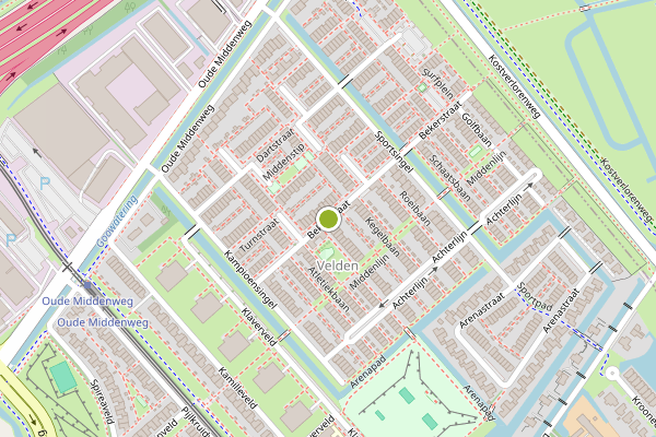 Ambulance-melding op Bekerstraat, Den Haag op 1 augustus, kaart-overzicht