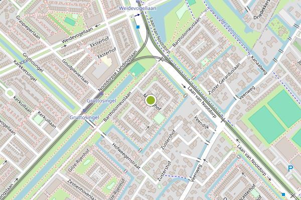 Ambulance-melding op Margrijhof, Nootdorp op 1 augustus, kaart-overzicht