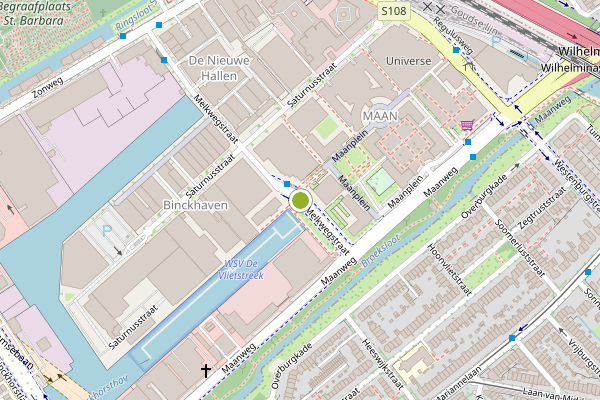 Ambulance-melding op Melkwegstraat, Den Haag op 1 augustus, kaart-overzicht