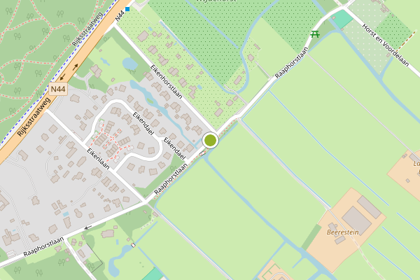 Ambulance-melding op Raaphorstlaan, Wassenaar op 19 mei, kaart-overzicht