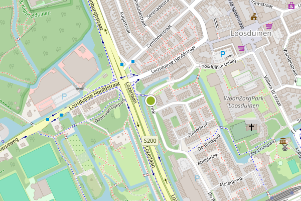 Ambulance-melding op De Brink, Den Haag op 1 augustus, kaart-overzicht