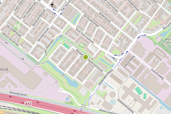 Ambulance-melding op Margaretha Havermanstraat, Zoetermeer op 1 augustus, kaart-overzicht
