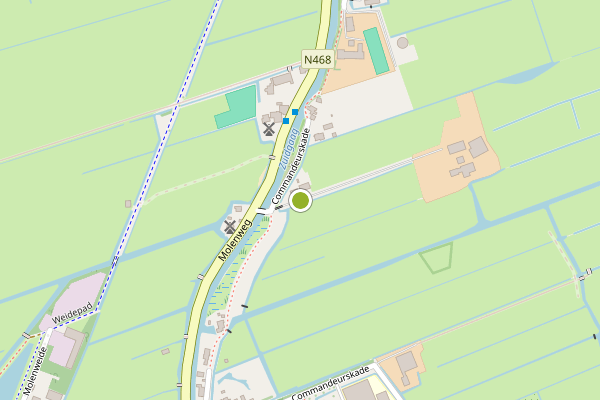 Ambulance-melding op Commandeurskade, Maasland op 1 augustus, kaart-overzicht
