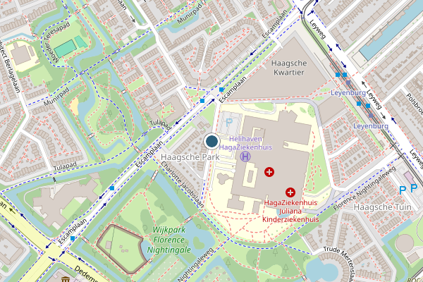 Politie-melding op Charlotte Jacobslaan, Den Haag op 1 augustus, kaart-overzicht