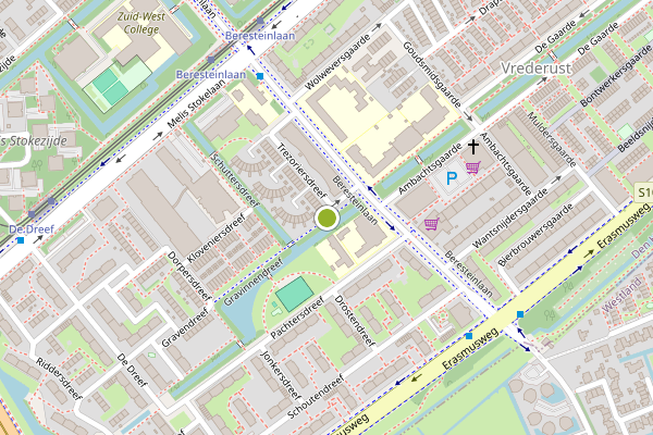 Ambulance-melding op Gravinnendreef, Den Haag op 1 augustus, kaart-overzicht