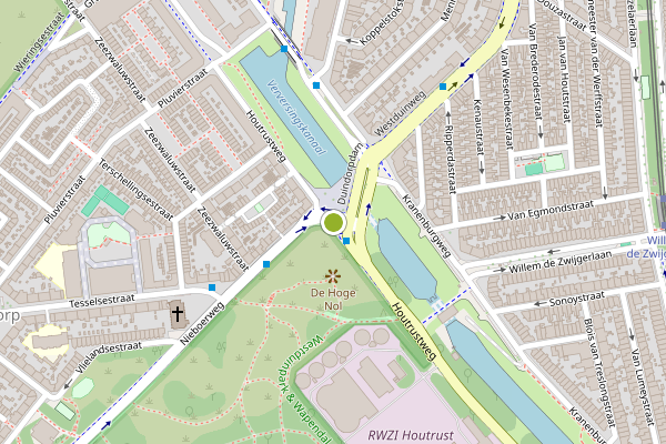 Ambulance-melding op Nieboerweg, Den Haag op 1 augustus, kaart-overzicht