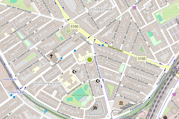 Ambulance-melding op Abraham van Beyerenstraat, Den Haag op 1 augustus, kaart-overzicht