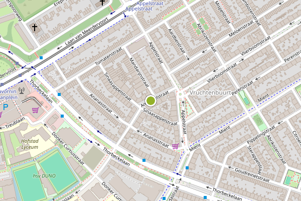 Ambulance-melding op Amandelstraat, Den Haag op 1 augustus, kaart-overzicht
