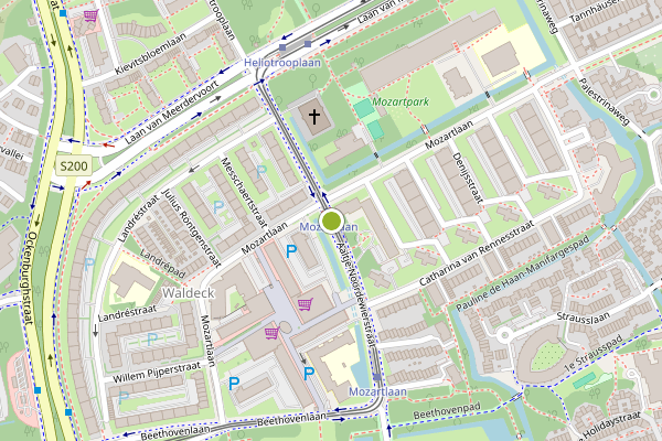 Ambulance-melding op Aaltje Noordewierstraat, Den Haag op 1 augustus, kaart-overzicht
