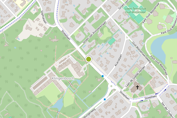 Ambulance-melding op Stoeplaan, Wassenaar op 1 augustus, kaart-overzicht