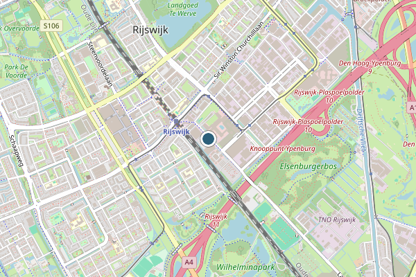 Politie-melding op Rijswijk op 1 augustus, kaart-overzicht