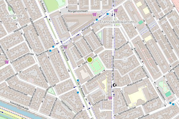 Ambulance-melding op Delagoastraat, Den Haag op 2 augustus, kaart-overzicht