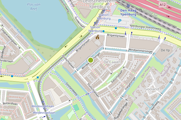 Ambulance-melding op Windjammersingel, Den Haag op 2 augustus, kaart-overzicht