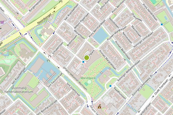 Ambulance-melding op Marienpark, Leidschendam op 2 augustus, kaart-overzicht