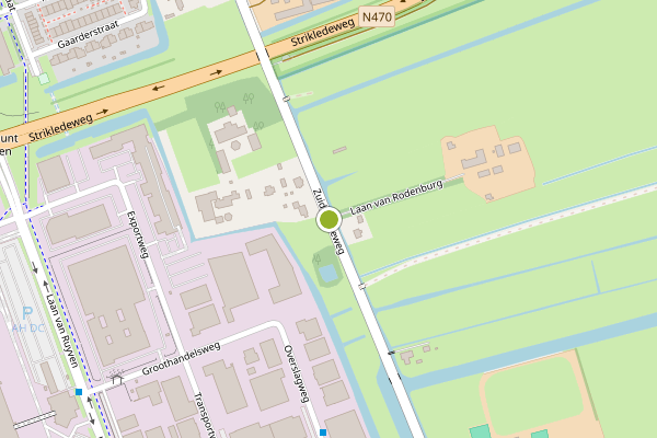Ambulance-melding op Zuideindseweg, Delfgauw op 2 augustus, kaart-overzicht