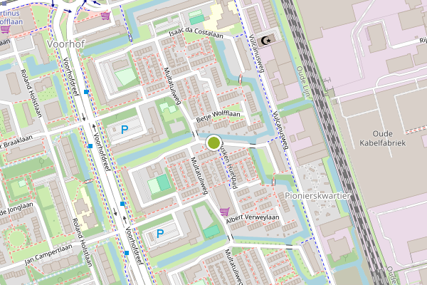Ambulance-melding op Nicolaas Beetslaan, Delft op 2 augustus, kaart-overzicht