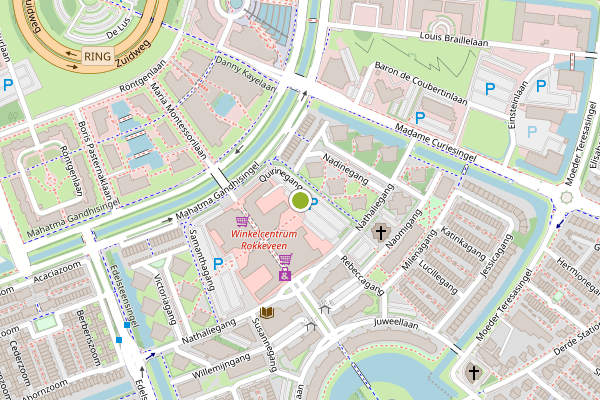 Ambulance-melding op Quirinegang, Zoetermeer op 2 augustus, kaart-overzicht