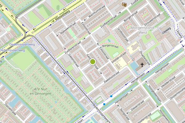 Ambulance-melding op Gasseltestraat, Den Haag op 2 augustus, kaart-overzicht
