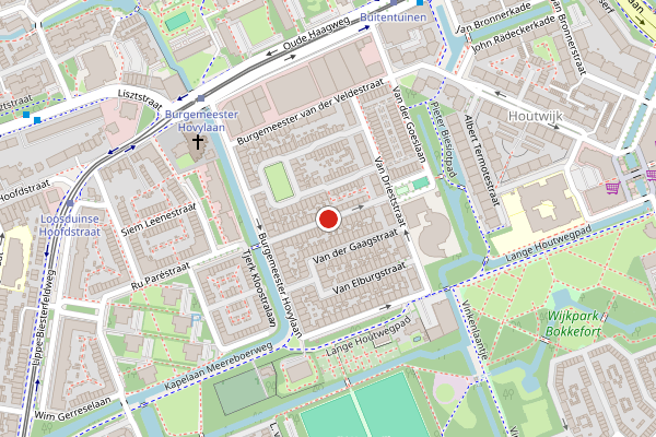 Brandweer-melding op Burgemeester Waldeckstraat, Den Haag op 2 augustus, kaart-overzicht