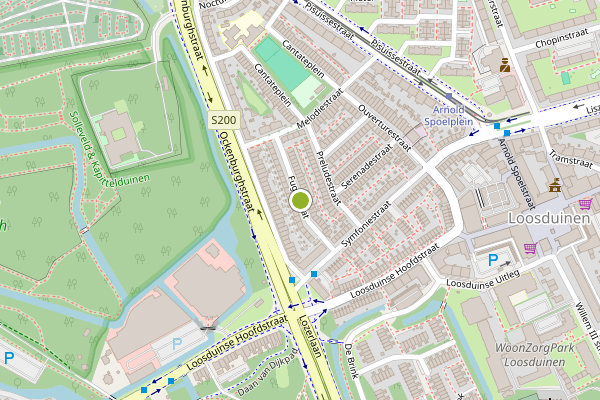 Ambulance-melding op Fugastraat, Den Haag op 2 augustus, kaart-overzicht