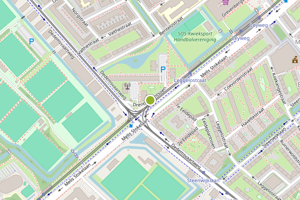 Ambulance-melding op Drentheplantsoen, Den Haag op 2 augustus, kaart-overzicht
