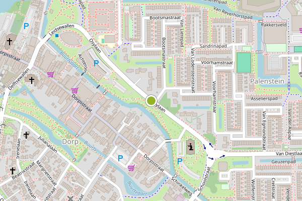 Ambulance-melding op Osylaan, Zoetermeer op 2 augustus, kaart-overzicht