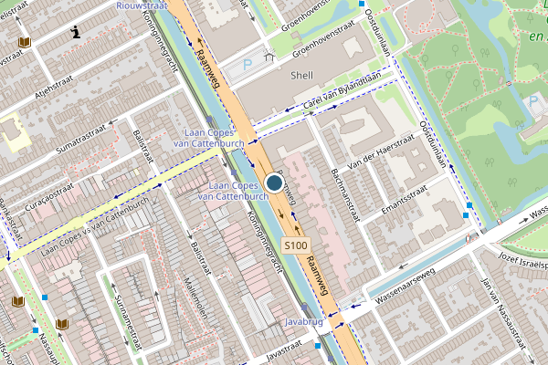 Politie-melding op Raamweg, Den Haag op 2 augustus, kaart-overzicht