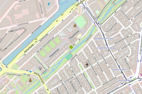 Ambulance-melding op Laakweg, Den Haag op 2 augustus, kaart-overzicht