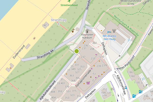Ambulance-melding op Deltaplein, Den Haag op 2 augustus, kaart-overzicht