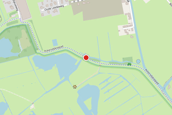 Brandweer-melding op Ackerdijksepad, Pijnacker op 2 augustus, kaart-overzicht