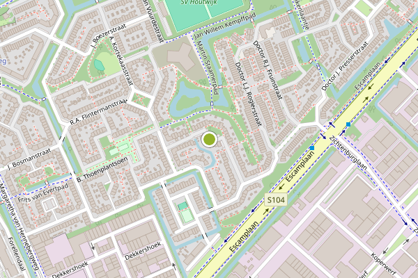Ambulance-melding op J.C. van der Lansstraat, Den Haag op 2 augustus, kaart-overzicht