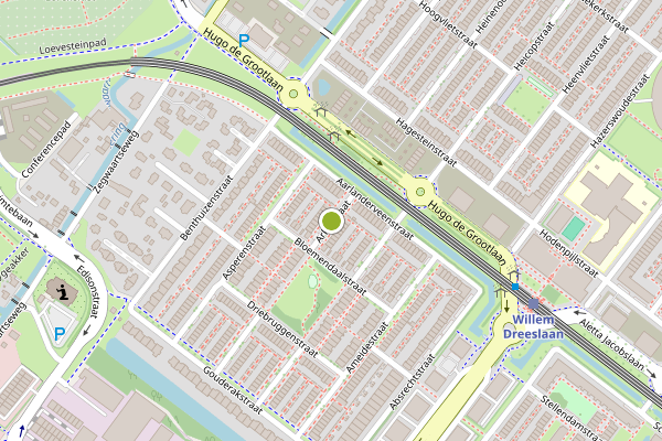 Ambulance-melding op Arkelstraat, Zoetermeer op 2 augustus, kaart-overzicht