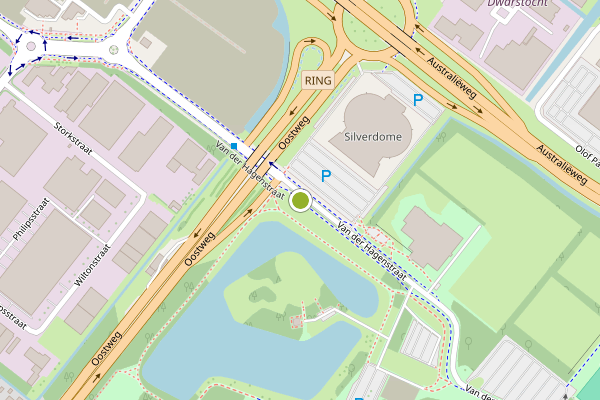 Ambulance-melding op Van der Hagenstraat, Zoetermeer op 2 augustus, kaart-overzicht