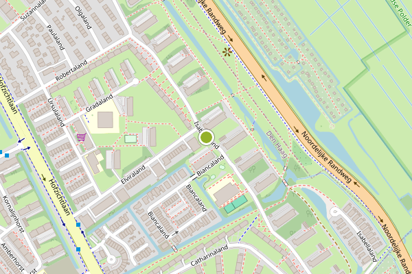 Ambulance-melding op Isabellaland, Den Haag op 2 augustus, kaart-overzicht