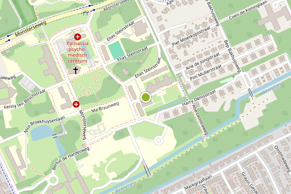 Ambulance-melding op Nicolaas van Akenstraat, Den Haag op 2 augustus, kaart-overzicht