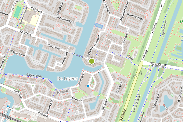 Ambulance-melding op Giekwerf, Zoetermeer op 2 augustus, kaart-overzicht