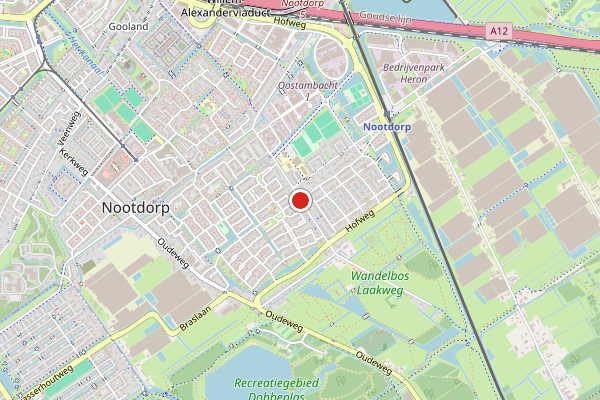 Brandweer-melding op Nootdorp op 2 augustus, kaart-overzicht