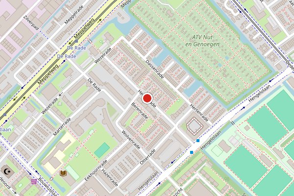 Brandweer-melding op Hertenrade, Den Haag op 2 augustus, kaart-overzicht