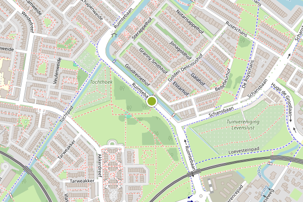 Ambulance-melding op Ruimtebaan, Zoetermeer op 2 augustus, kaart-overzicht
