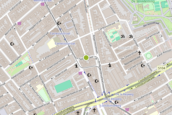 Ambulance-melding op Teijlerstraat, Den Haag op 2 augustus, kaart-overzicht