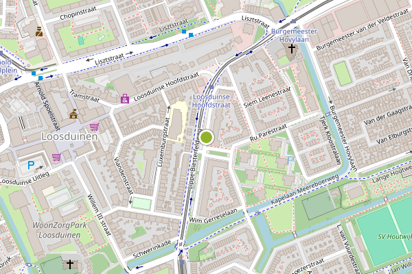 Ambulance-melding op Lippe-Biesterfeldweg, Den Haag op 2 augustus, kaart-overzicht