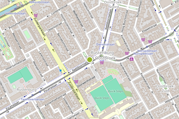 Ambulance-melding op Voorthuizenstraat, Den Haag op 3 augustus, kaart-overzicht