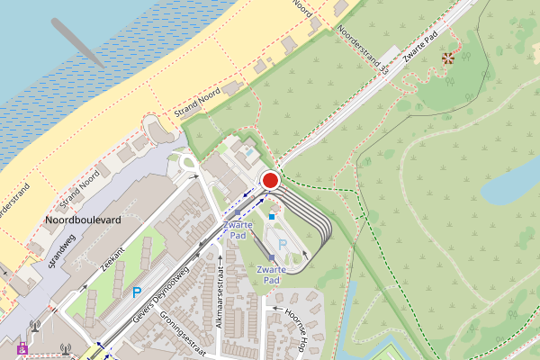 Ambulance + Brandweer samen ter plaatse op Zwarte Pad, Den Haag op 3 augustus, kaart-overzicht nieuws-bericht