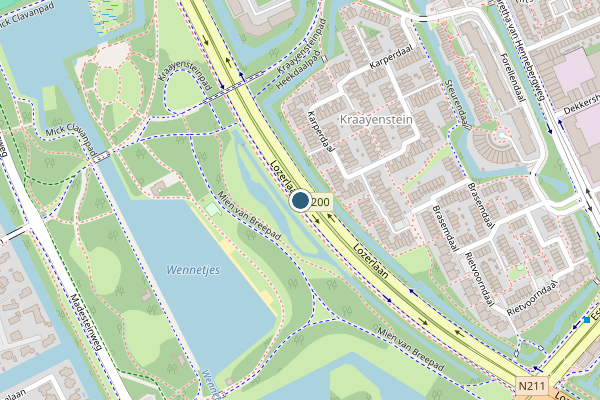 Politie-melding op Lozerlaan, Den Haag op 3 augustus, kaart-overzicht