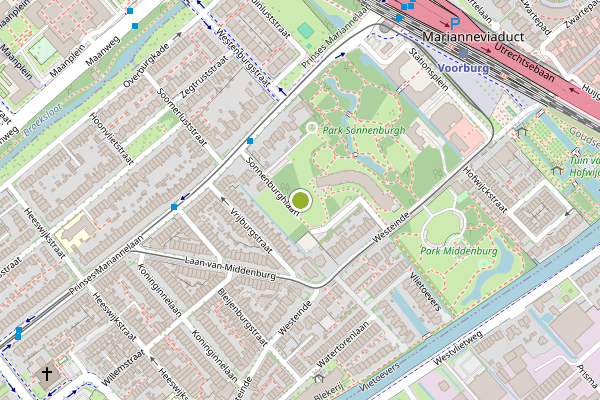 Ambulance-melding op Sonnenburghlaan, Voorburg op 3 augustus, kaart-overzicht