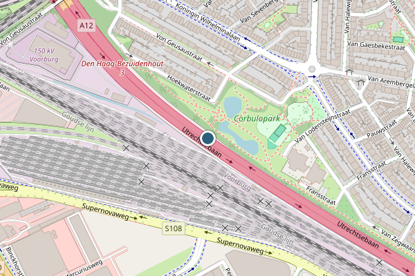 Politie-melding op Voorburg op 3 augustus, kaart-overzicht