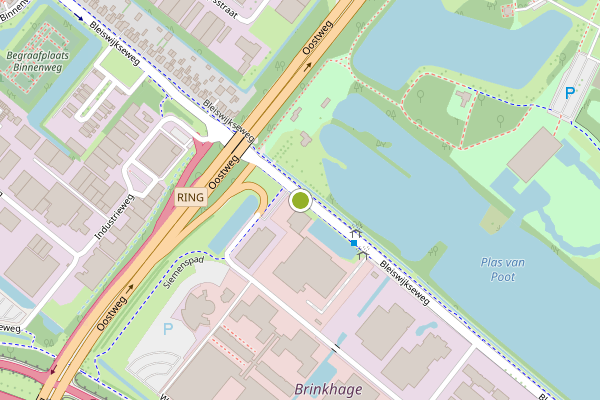 Ambulance-melding op Bleiswijkseweg, Zoetermeer op 3 augustus, kaart-overzicht