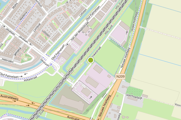 Ambulance-melding op Zernikestraat, Zoetermeer op 3 augustus, kaart-overzicht