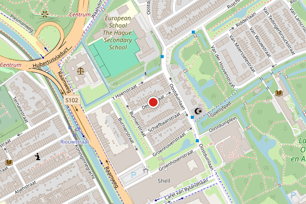 Brandweer-melding op Dedelstraat, Den Haag op 3 augustus, kaart-overzicht